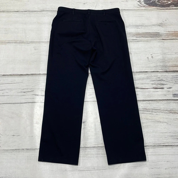 Eileen Fisher Pants Black Stretchy Straight Leg Mid Rise Size Medium - Picture 7 of 11
